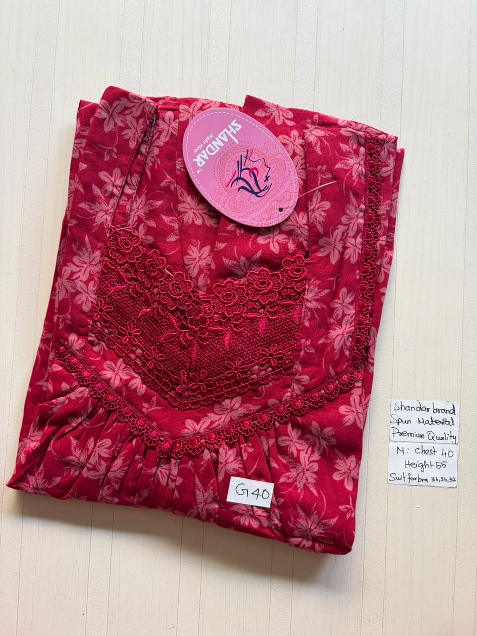 ASS 361 Shandar Spun nighty