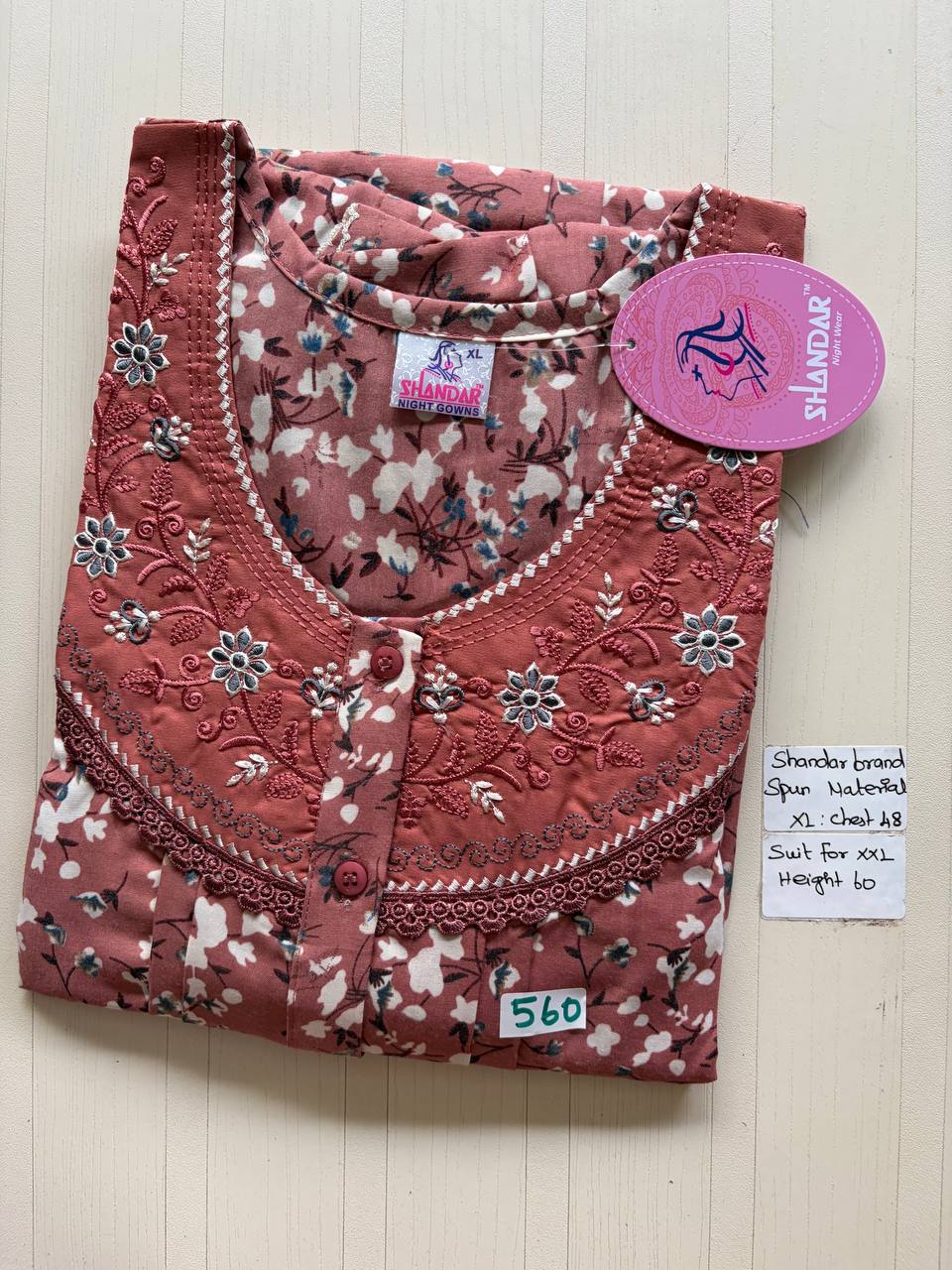 css 570 Shandar light Spun nighty