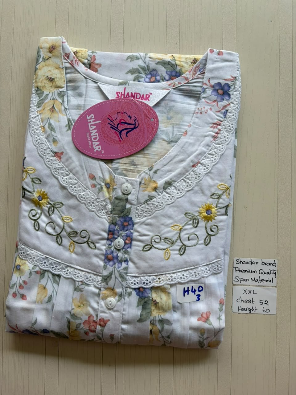 DSS152 Height Shandar Spun Nighty
