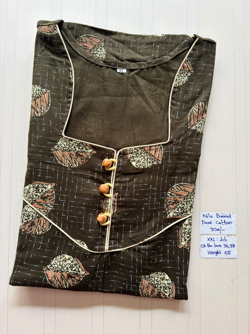 NP 009 Nila Brand No zip Nighty