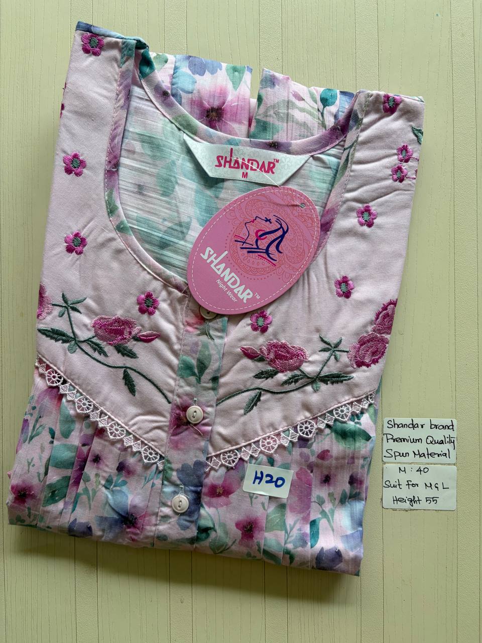ASS181 Shandar Spun nighty