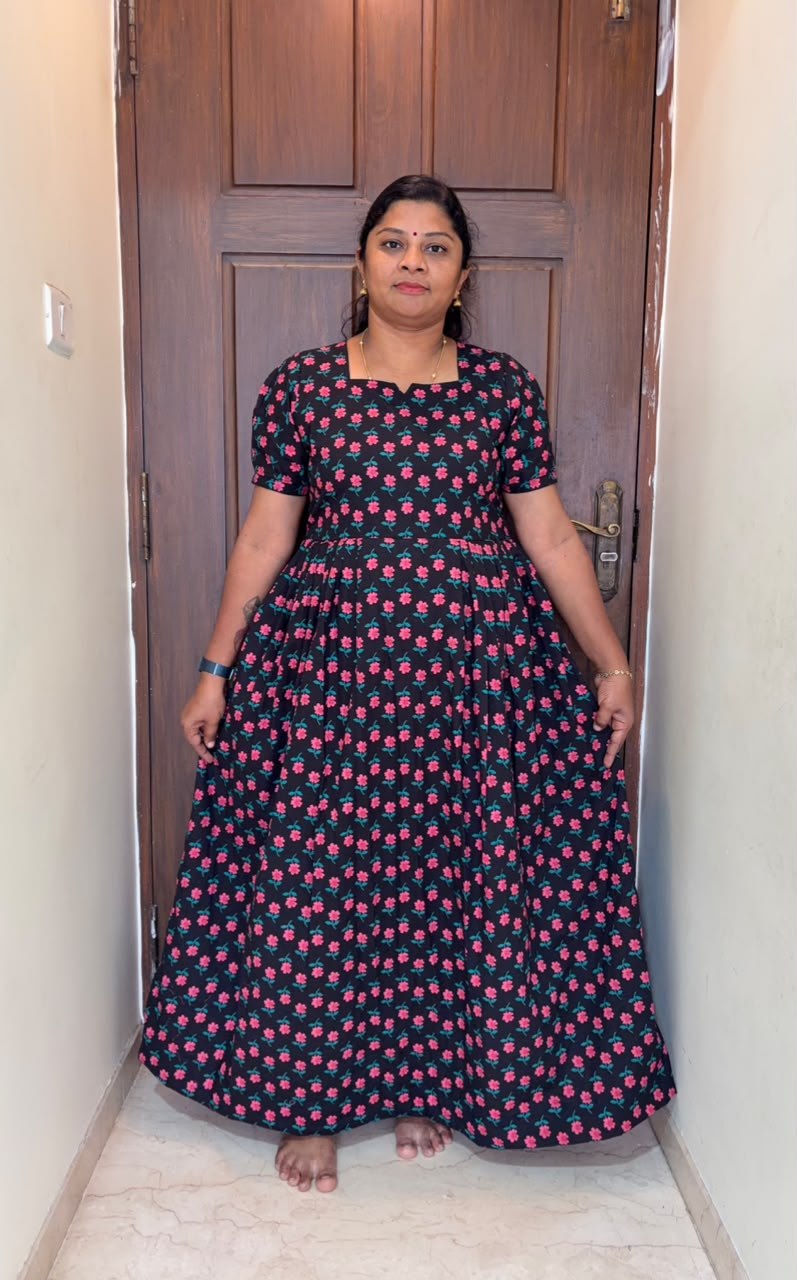 MFS 393 Peacock Maxi Frock YY1
