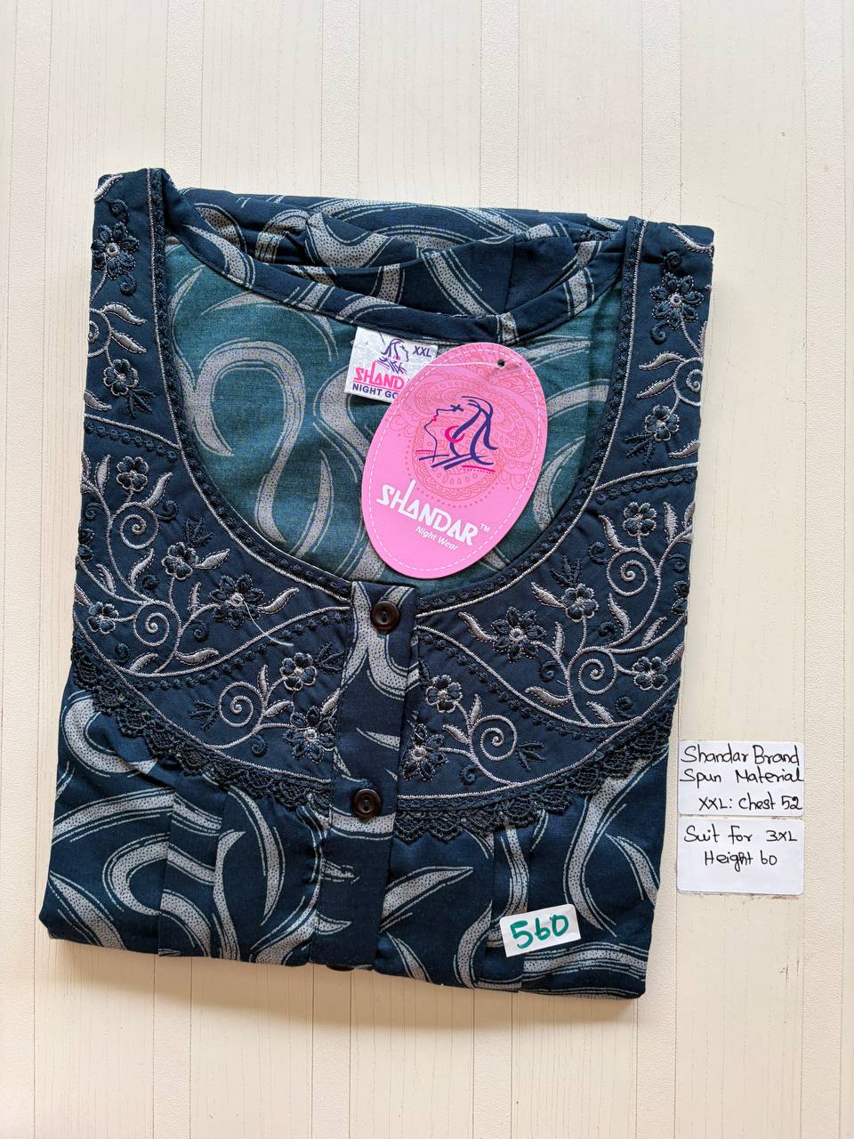 Dss 332 Shandar Spun nighty