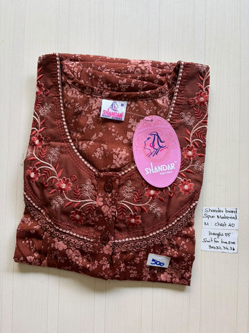 ASS 443 Shandar Spun nighty