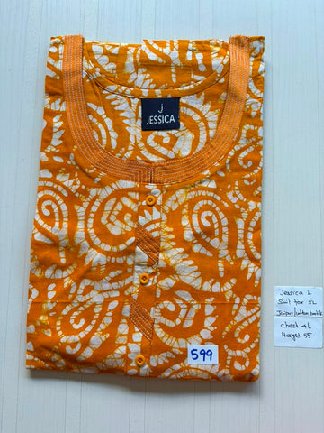 BJS 1041 Jessica VV AL Batik Nighty 550