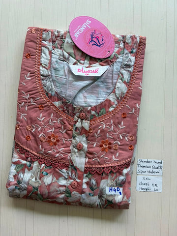 DSS154 Height Shandar Spun Nighty