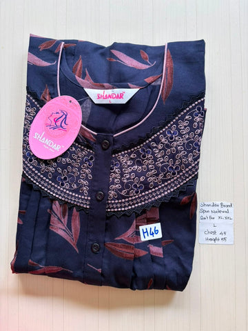 BSS 612 Shandar Spun nighty