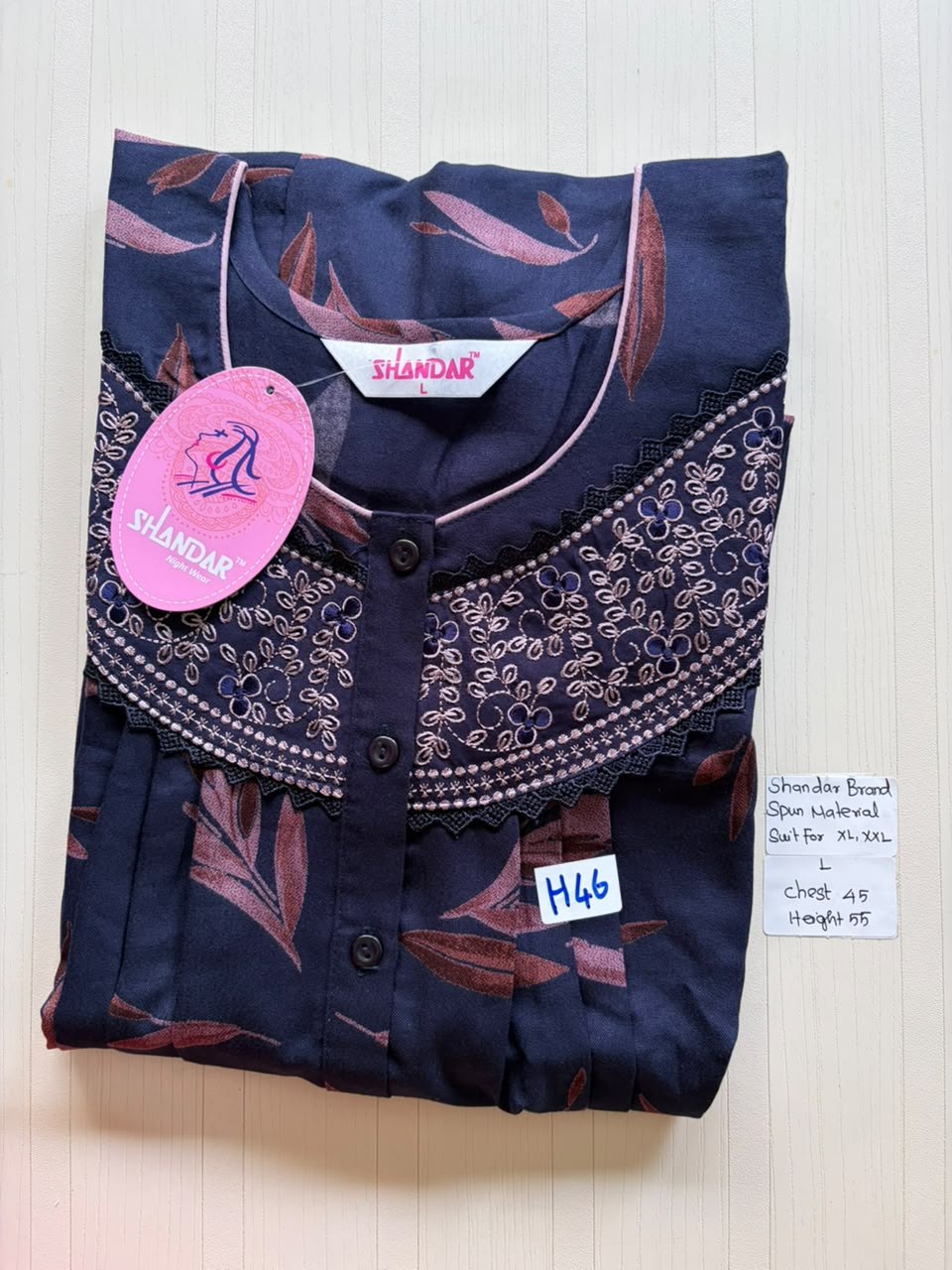 BSS 612 Shandar Spun nighty