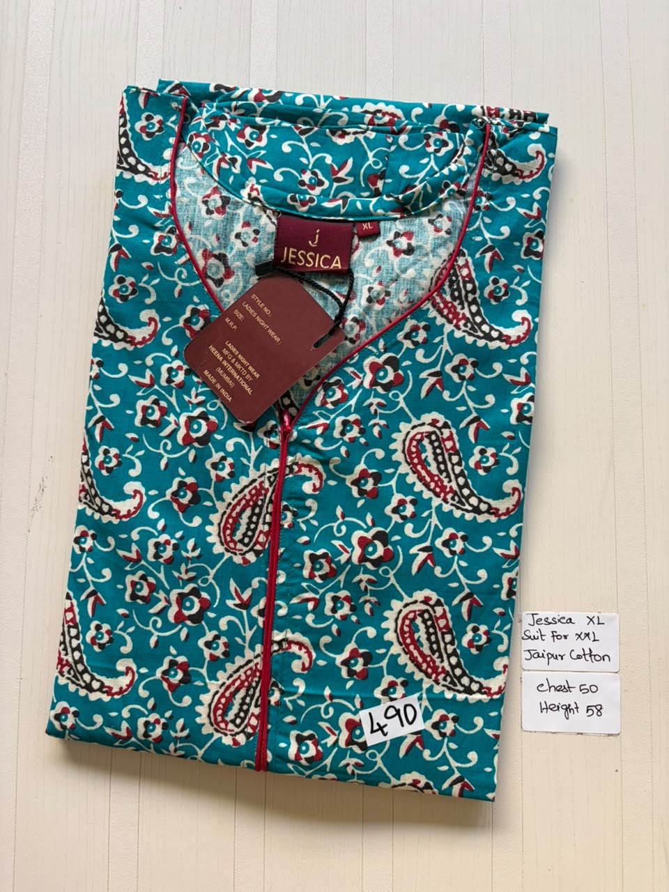 CJS 648 Height Jessica Zip VV AL JC Nighty 550