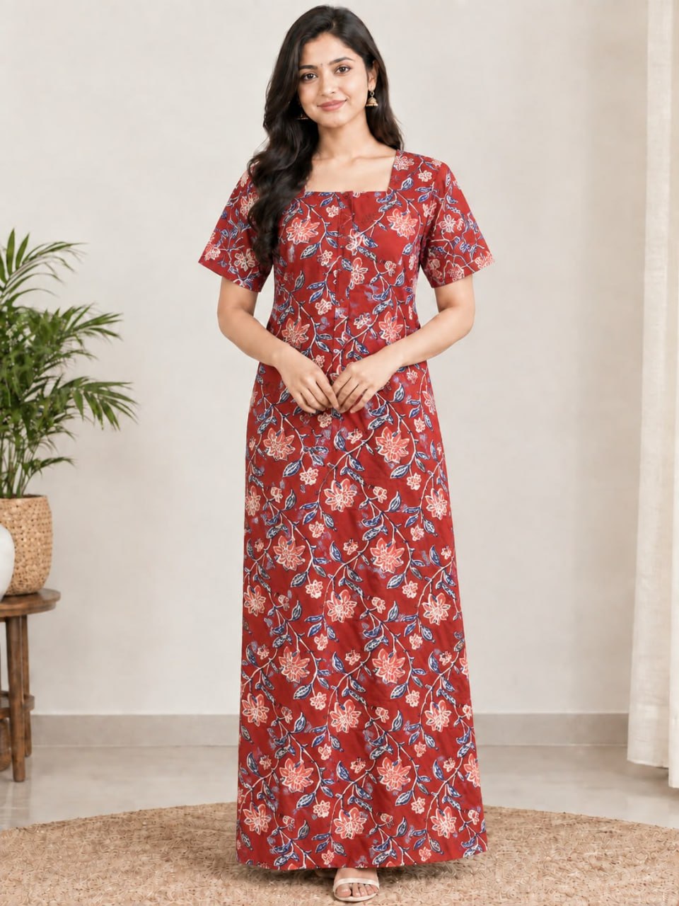 AASZ 329 Peacock Zip Nighty BP CPS