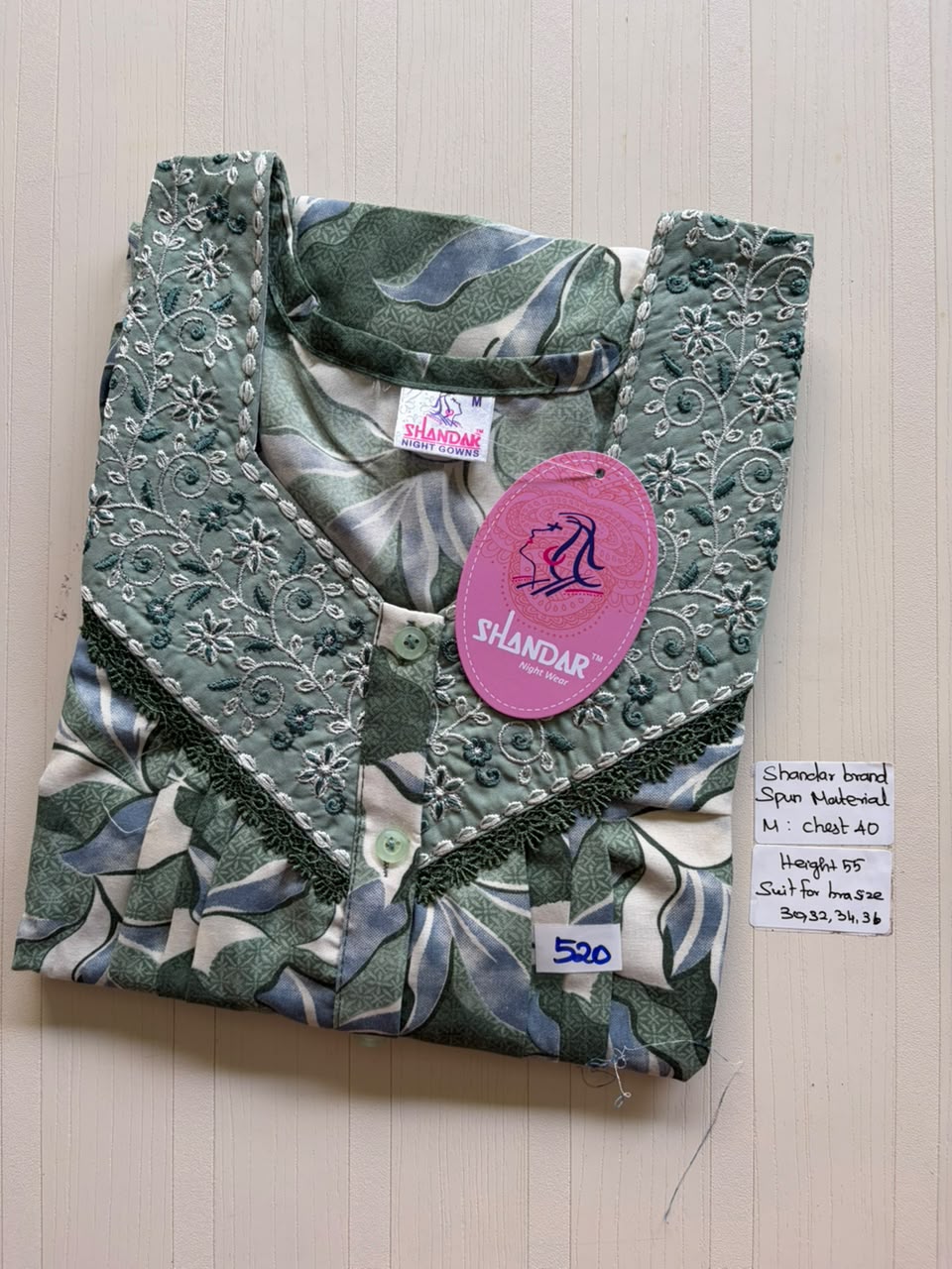 ASS 429 Shandar Spun nighty
