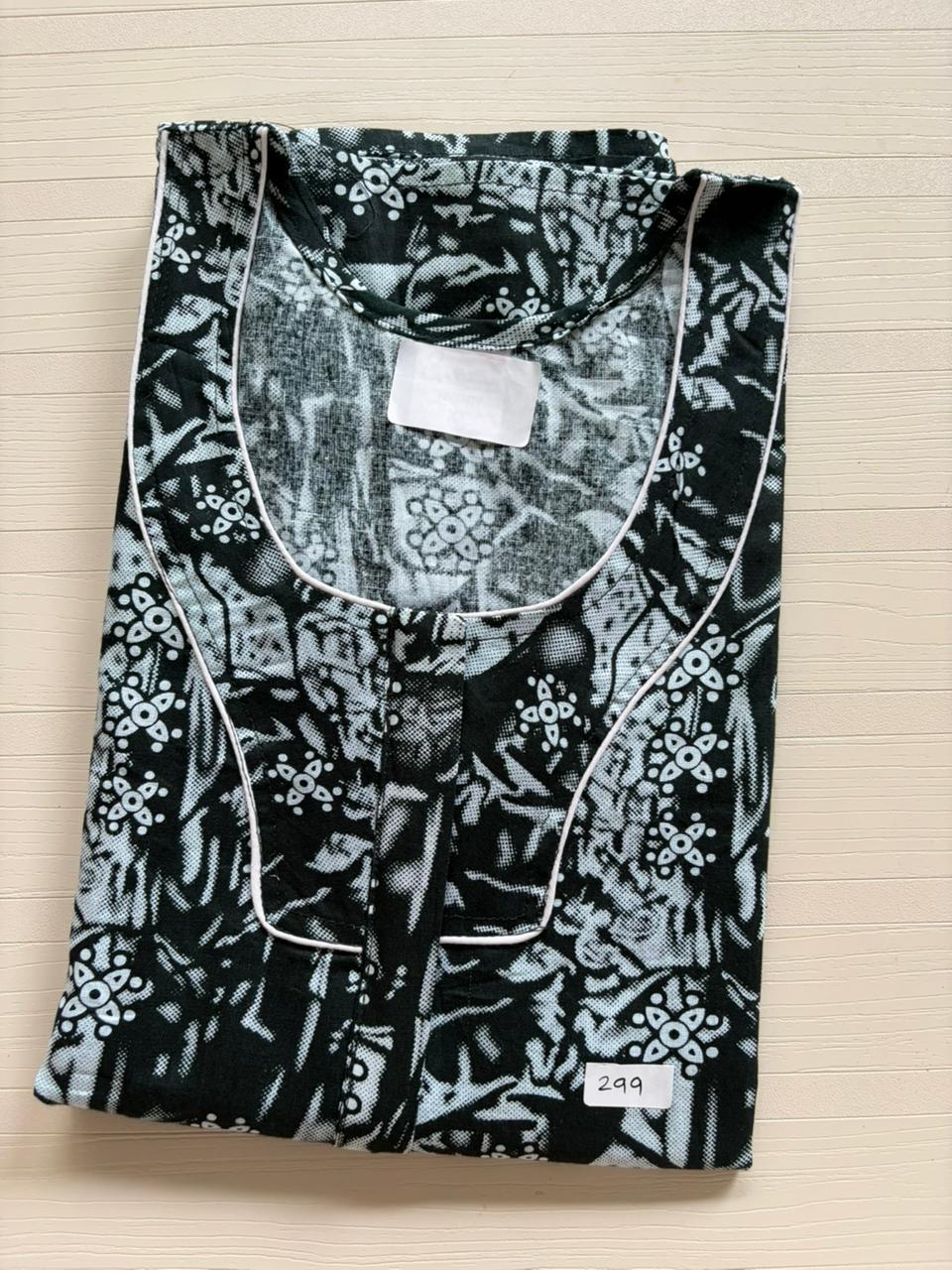 AASZ 165 Height Peacock Zip Nighty BP DPS