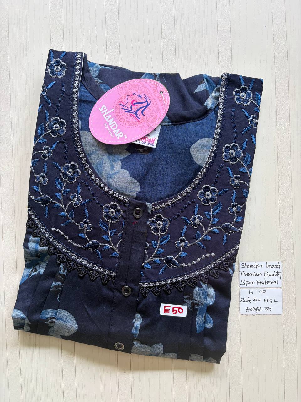 ASS191 Shandar Spun nighty