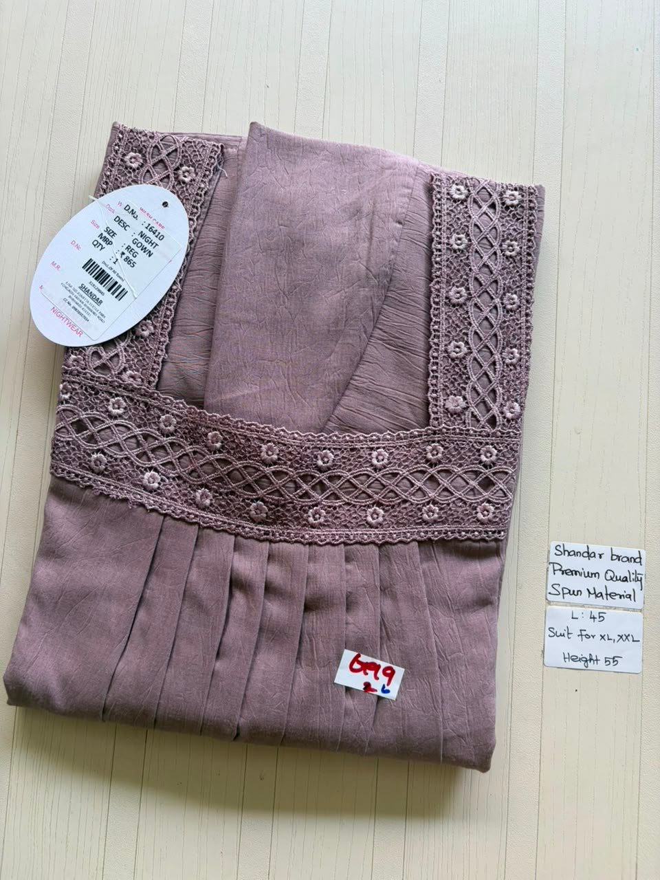 BS285 Shandar Spun nighty