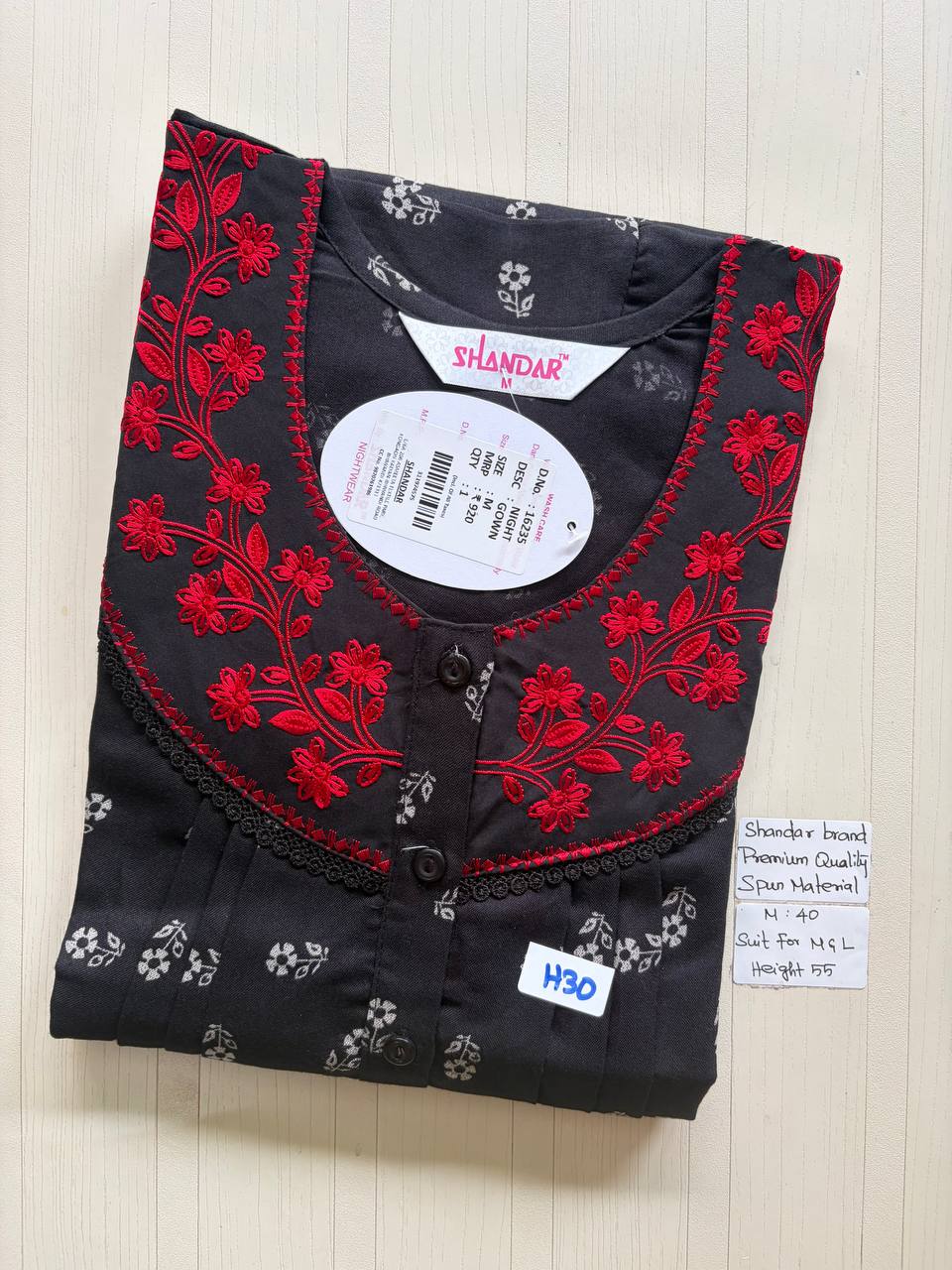 ASS107 Shandar Spun nighty