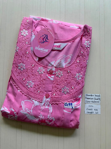 DSS099 Height Shandar Spun Nighty