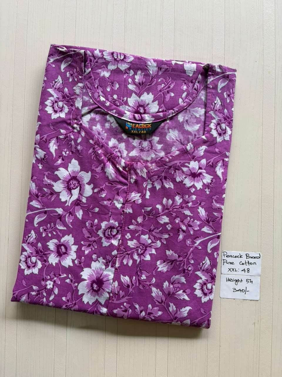 AASZ 245 Peacock Zip Nighty BP DPS