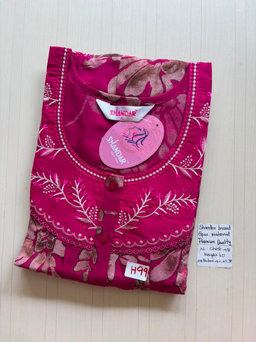 CSS 346 Height Shandar Spun nighty