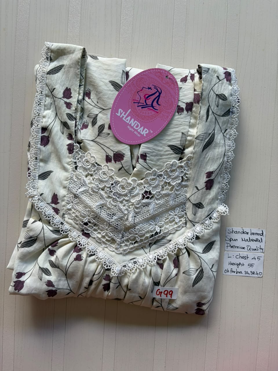 BSS 083 Shandar Spun nighty