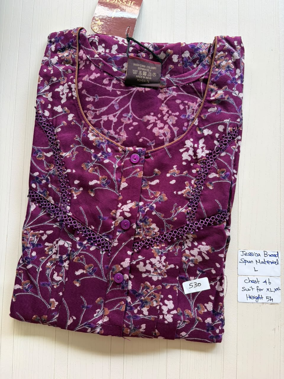 BJS 107 Jessica Pleats Spun Nighty 550