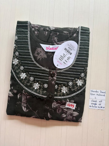 BSS 241 Shandar Spun nighty