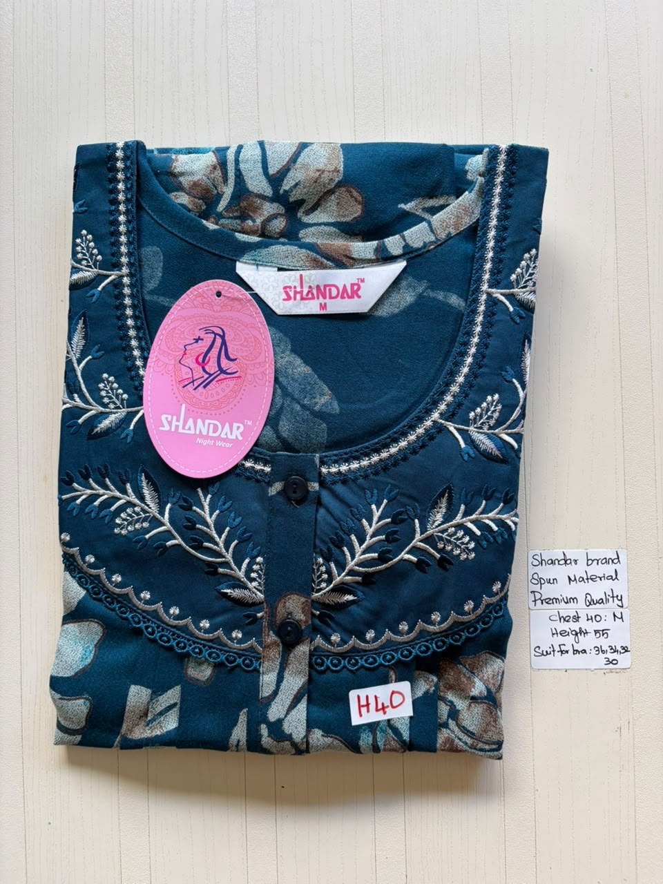ASS 286 Shandar Spun nighty