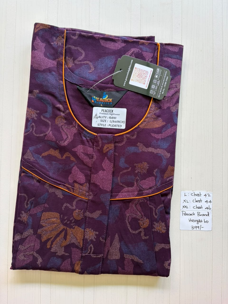 AAS5114 Peacock pleats Zip premium quality BP HP DD LPS CPS DPS