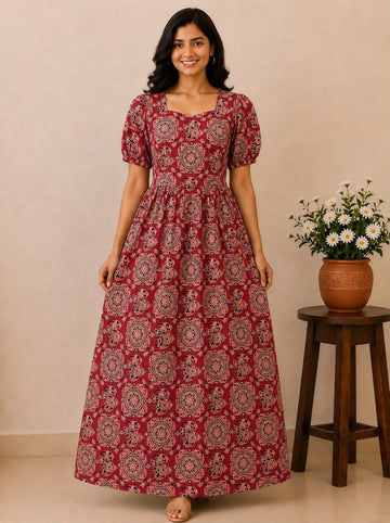 MFS221 Peacock Height maxi frock YY1 YY2