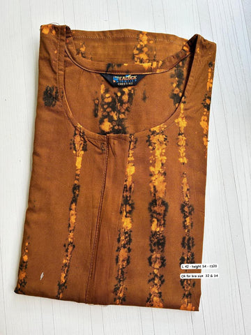 AASZ 222 Peacock Zip Nighty BP CPS