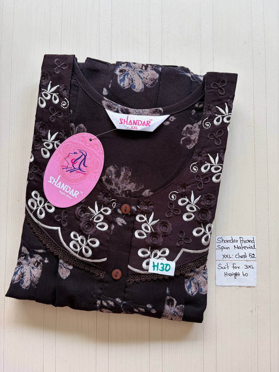 Dss 386 Shandar Spun nighty