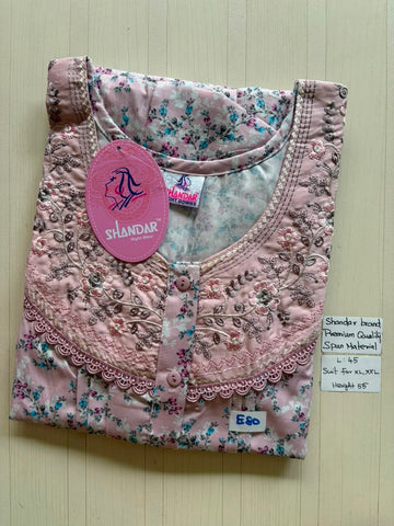 BS431 Shandar Spun nighty