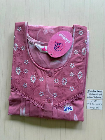 BS298 Shandar Spun nighty