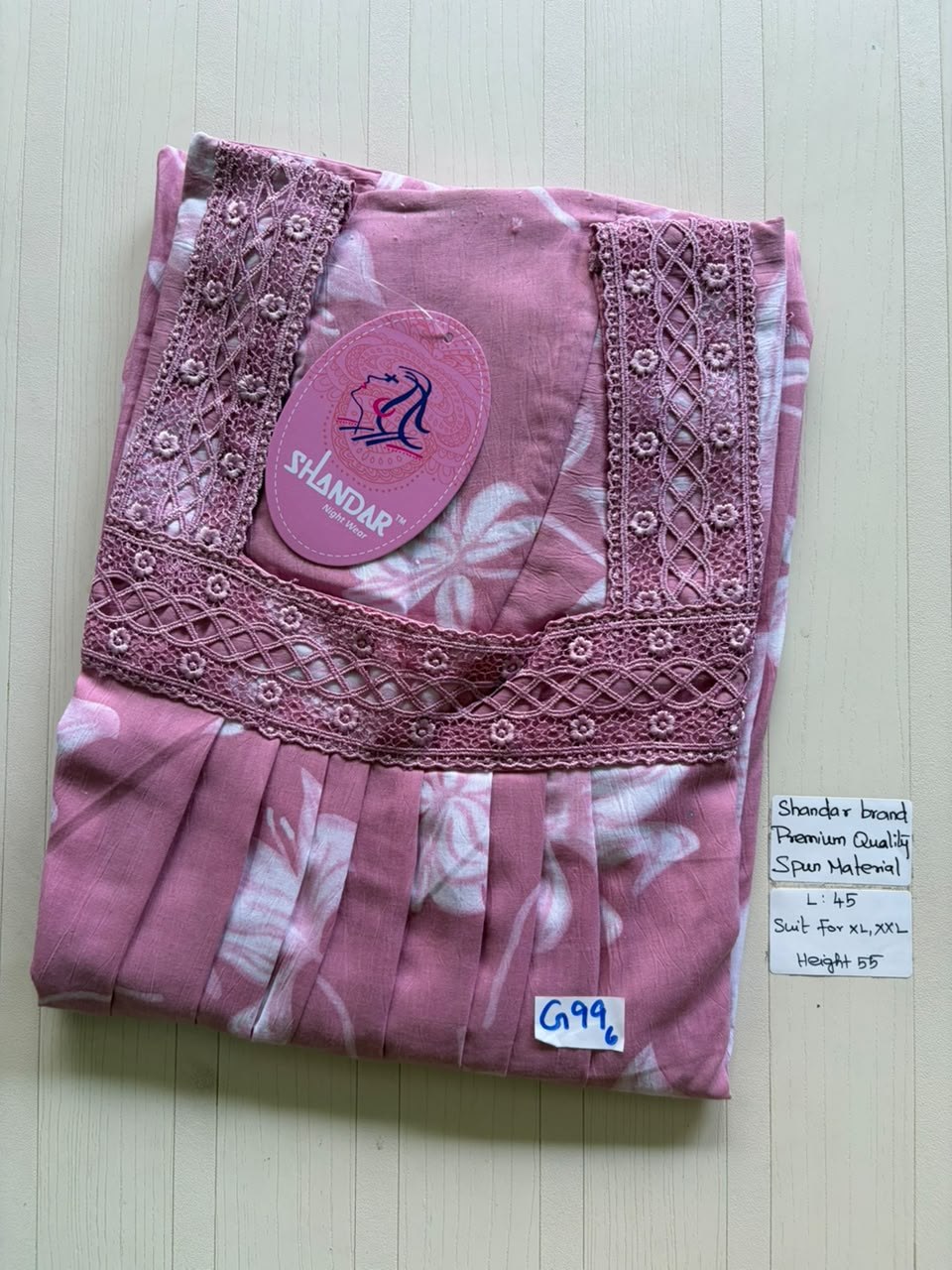 BS272 Shandar Spun nighty