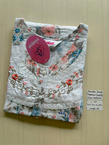 BS462 Shandar Spun nighty