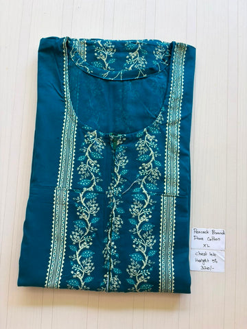 AASHP008 Peacock Pleats Zip Nighty HP BP