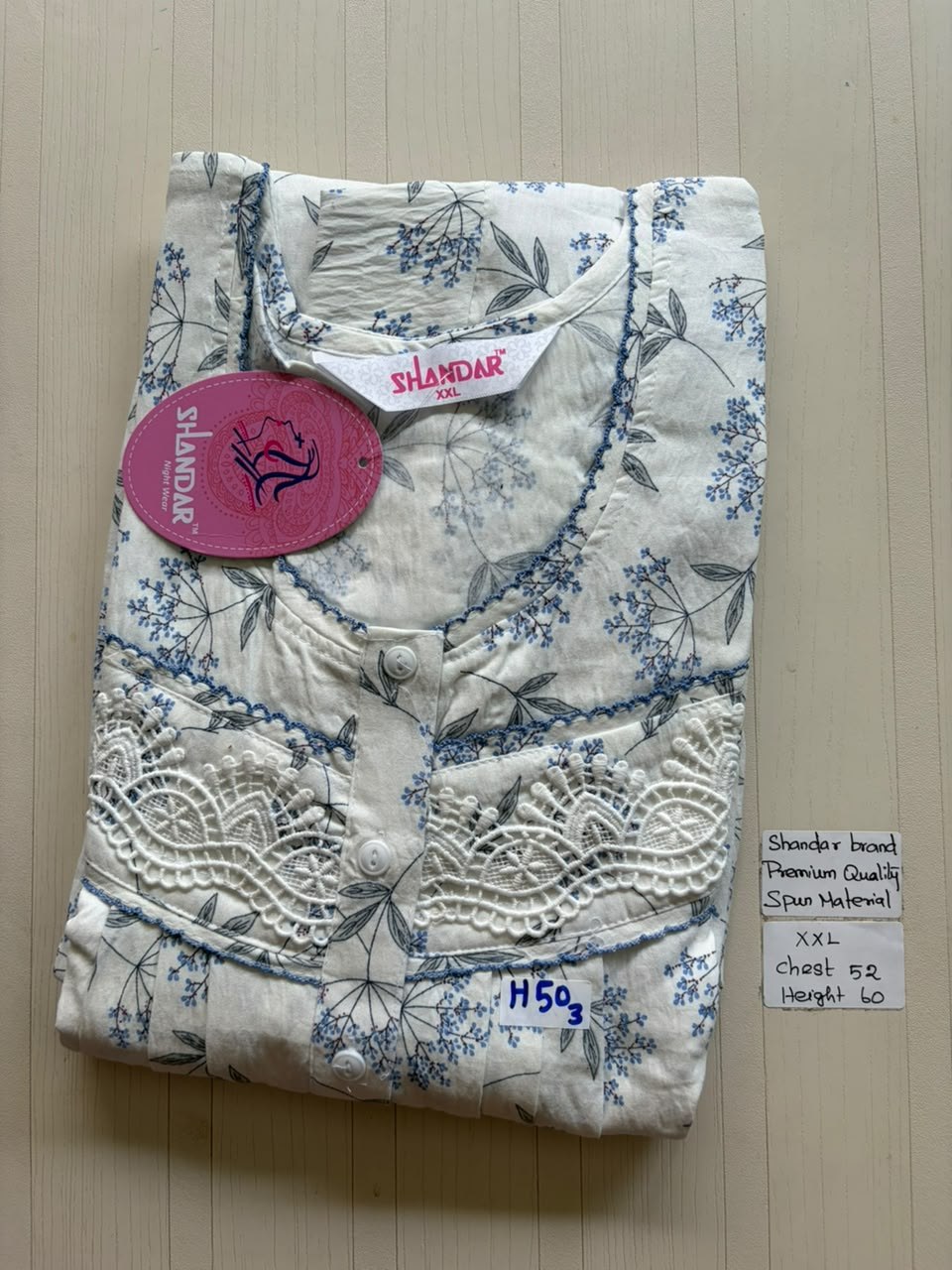 DSS163 Height Shandar Spun Nighty