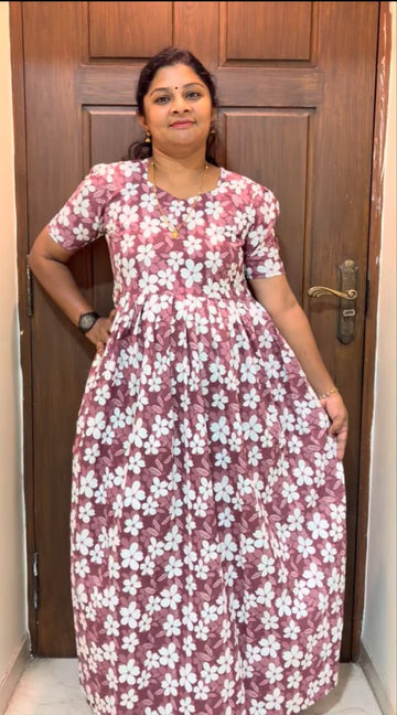 MFS 334 Peacock Maxi Frock YY1