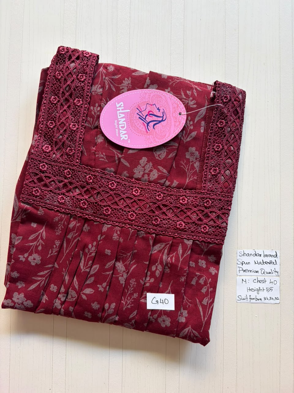 ASS 368 Shandar Spun nighty
