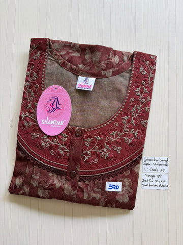 BSS 165 Shandar Spun nighty