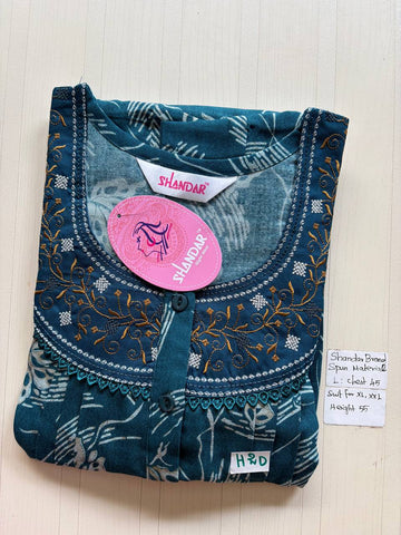 bss 338 Shandar Spun nighty