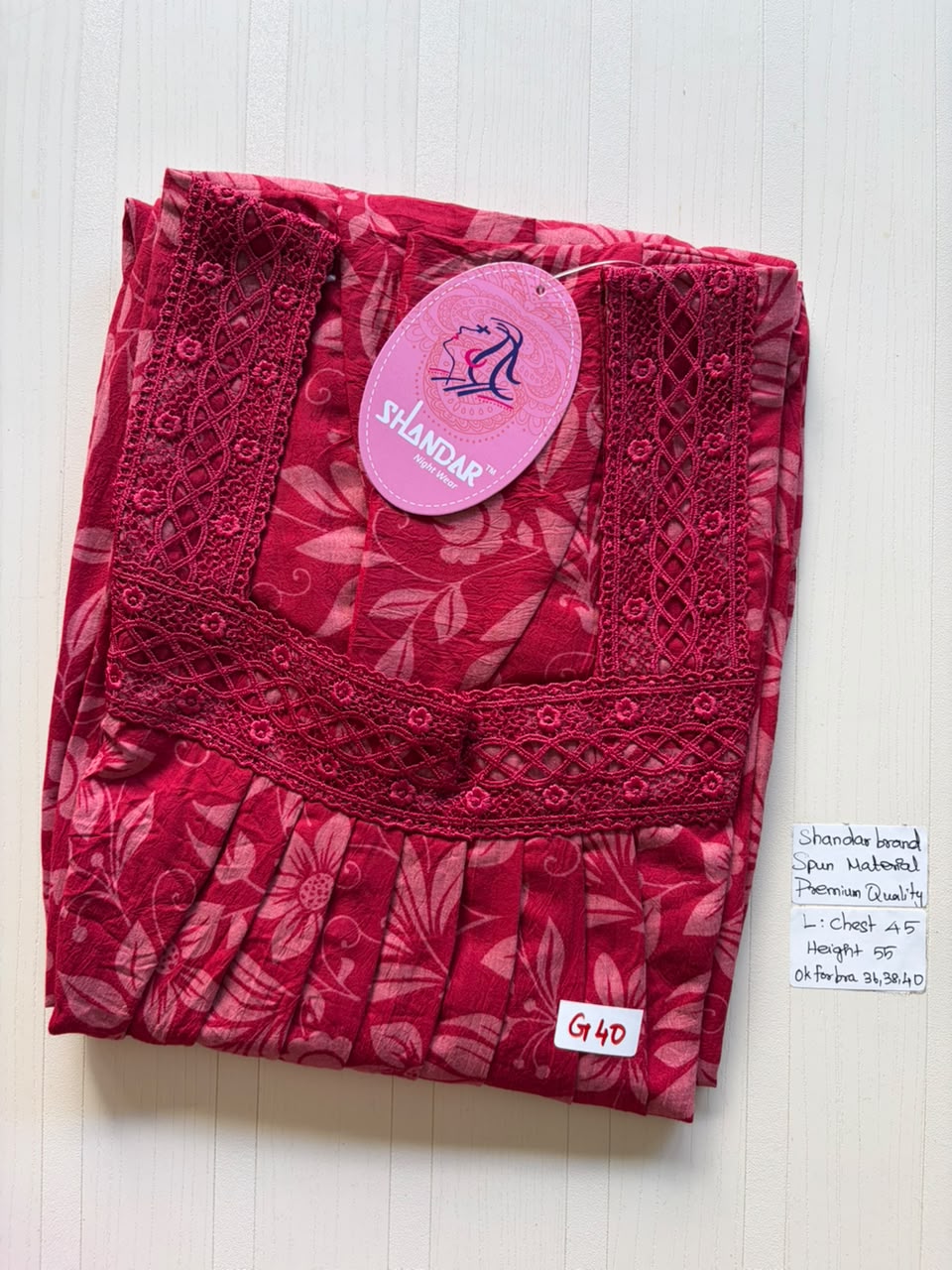 BSS 057 Shandar Spun nighty