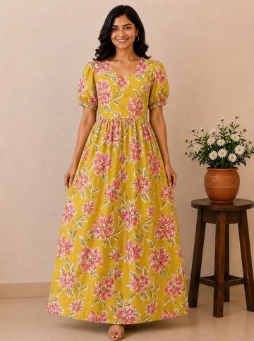 MFS215 Peacock Height maxi frock YY1 YY2