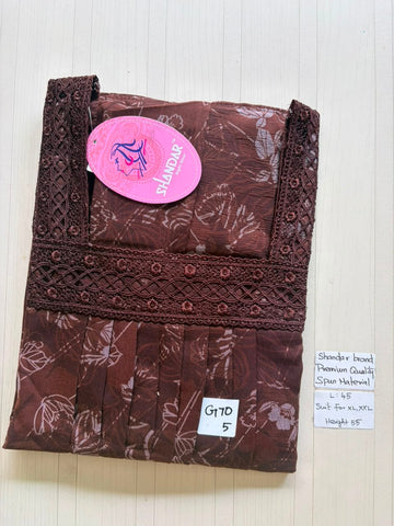 BS258 Shandar Spun nighty