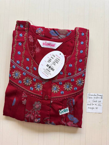 bss 456 Shandar Spun nighty