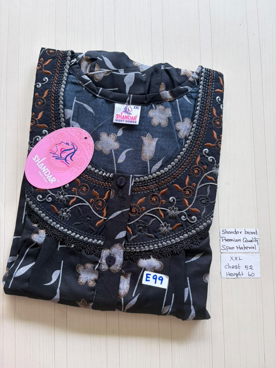 DSS137 Height Shandar Spun Nighty