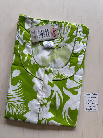 MCS 084 Ponni's Mixed Cotton Zip Nighty