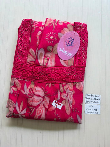DSS143 Height Shandar Spun Nighty