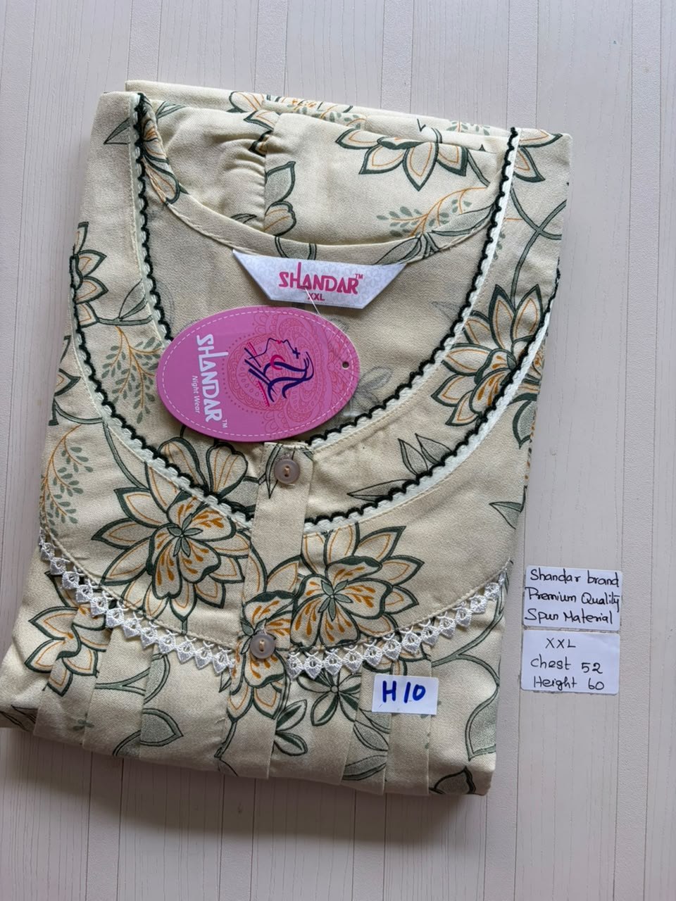 DSS214 Height Shandar Spun Nighty