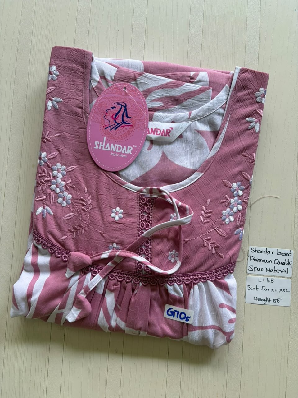 BS220 Shandar Spun nighty