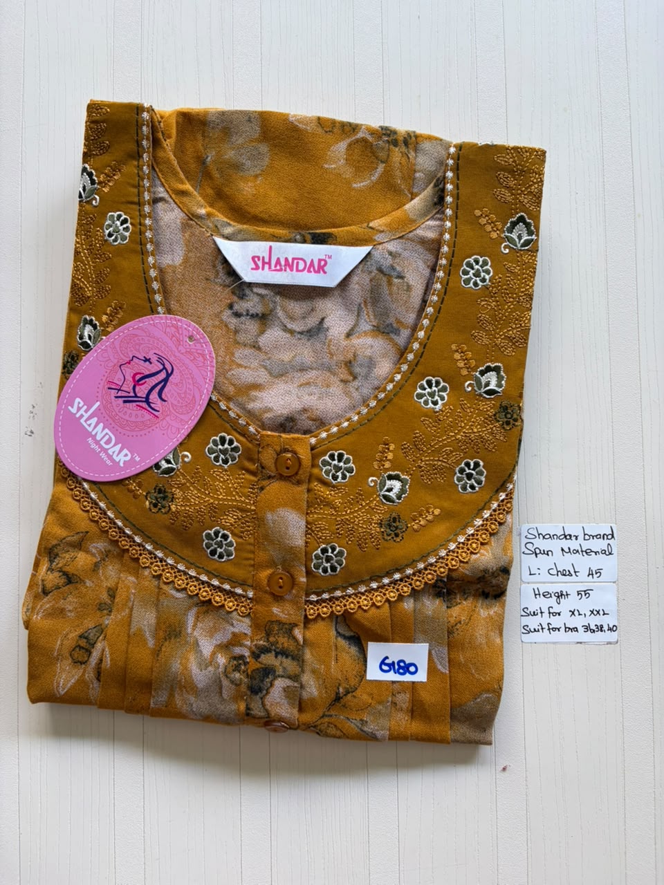BSS 116 Shandar Spun nighty